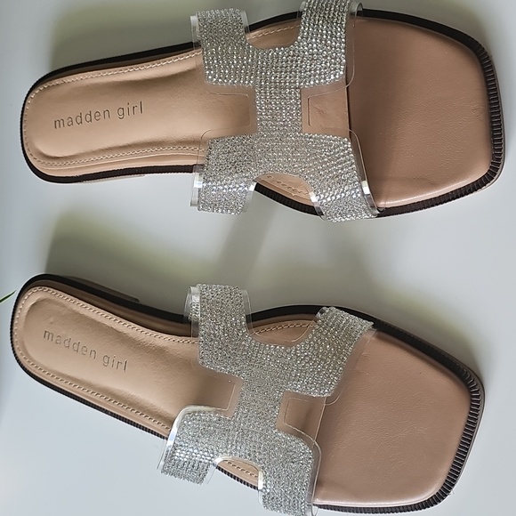 Madden Girl Rhinestone Slides - Picture 2 of 8